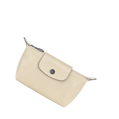 Longchamp Le Pliage Cuir Naisten Pouches Beige | Fi-CIYK762