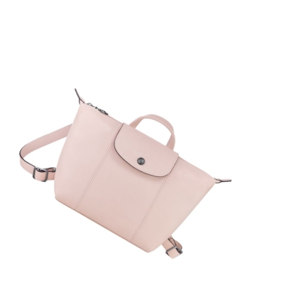 Longchamp Le Pliage Cuir Naisten Reppu Pinkki | Fi-RJCS517