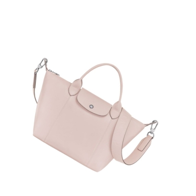 Longchamp Le Pliage Cuir S Naisten Käsilaukut Pinkki | Fi-WGKT568