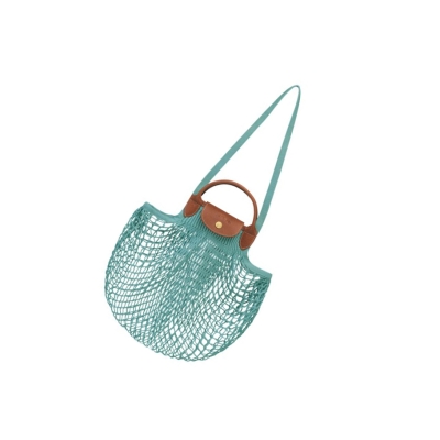 Longchamp Le Pliage Filet Naisten Olkalaukku Sininen | Fi-PTSG437
