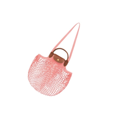 Longchamp Le Pliage Filet Naisten Olkalaukku Pinkki | Fi-RBJP876