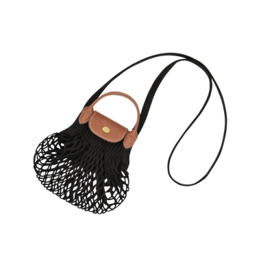 Longchamp Le Pliage Filet XS Naisten Crossbody Laukut Mustat | Fi-EBAR739