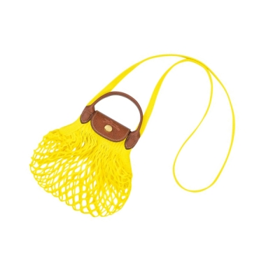Longchamp Le Pliage Filet XS Naisten Crossbody Laukut Keltainen | Fi-KYQI168