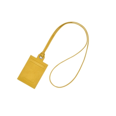 Longchamp Le Pliage Green Naisten Kortinhaltijat Keltainen | Fi-TXOP645