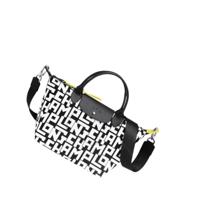 Longchamp Le Pliage Lgp S Naisten Käsilaukut Mustat Valkoinen | Fi-XUWP469