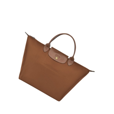 Longchamp Le Pliage Original M Naisten Käsilaukut Ruskea | Fi-SGMF637