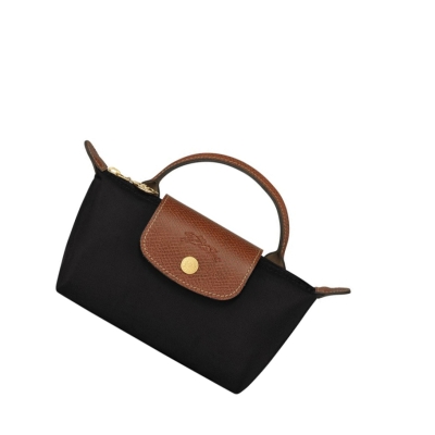 Longchamp Le Pliage Original Naisten Pouches Mustat | Fi-FZRQ805
