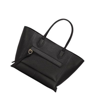Longchamp Mailbox L Naisten Käsilaukut Mustat | Fi-UTHB431