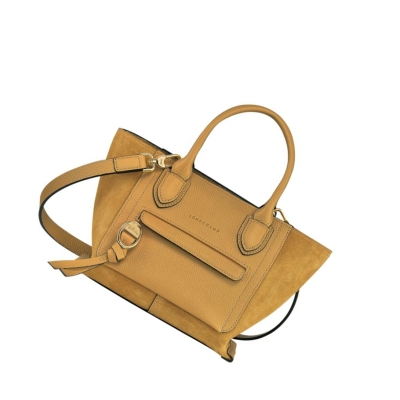Longchamp Mailbox S Naisten Käsilaukut Ruskea | Fi-CVQF723