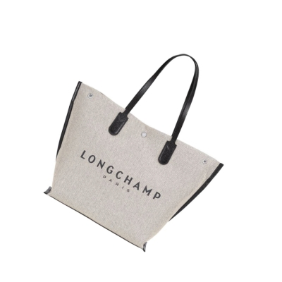 Longchamp Roseau L Naisten Olkalaukku Beige | Fi-BAUE653