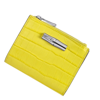 Longchamp Roseau Naisten Lompakko Keltainen | Fi-UGRC251