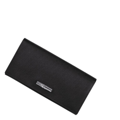 Longchamp Roseau Naisten Lompakko Mustat | Fi-MLNE463