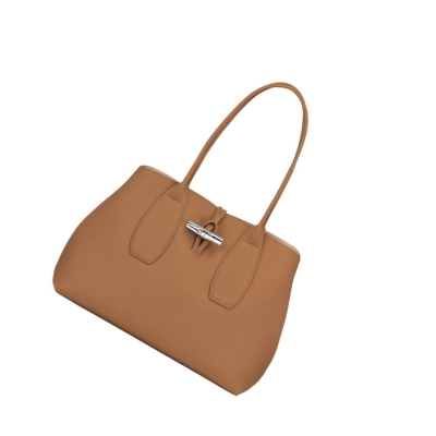 Longchamp Roseau Naisten Olkalaukku Beige | Fi-LMOB078