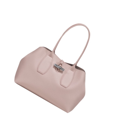 Longchamp Roseau Naisten Olkalaukku Vaaleanpinkki | Fi-FNCD328