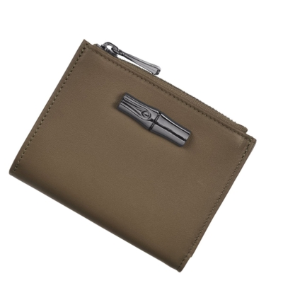 Longchamp Roseau Shadow Naisten Lompakko Ruskea | Fi-IABC428