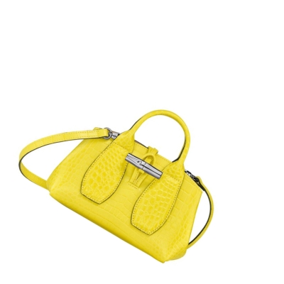 Longchamp Roseau XS Naisten Käsilaukut Keltainen | Fi-BCKF823