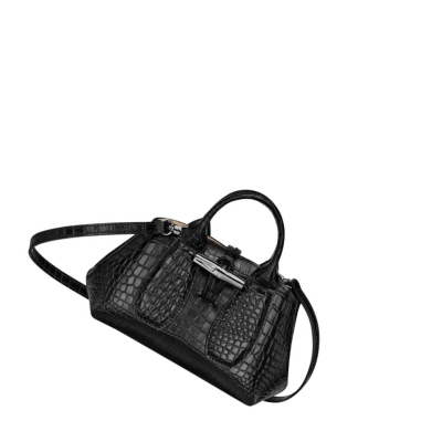 Longchamp Roseau XS Naisten Käsilaukut Mustat | Fi-DBJM837